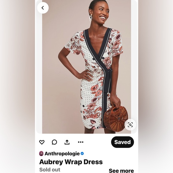 Maeve, Anthropologie NWT mock wrap dress - Picture 1 of 4